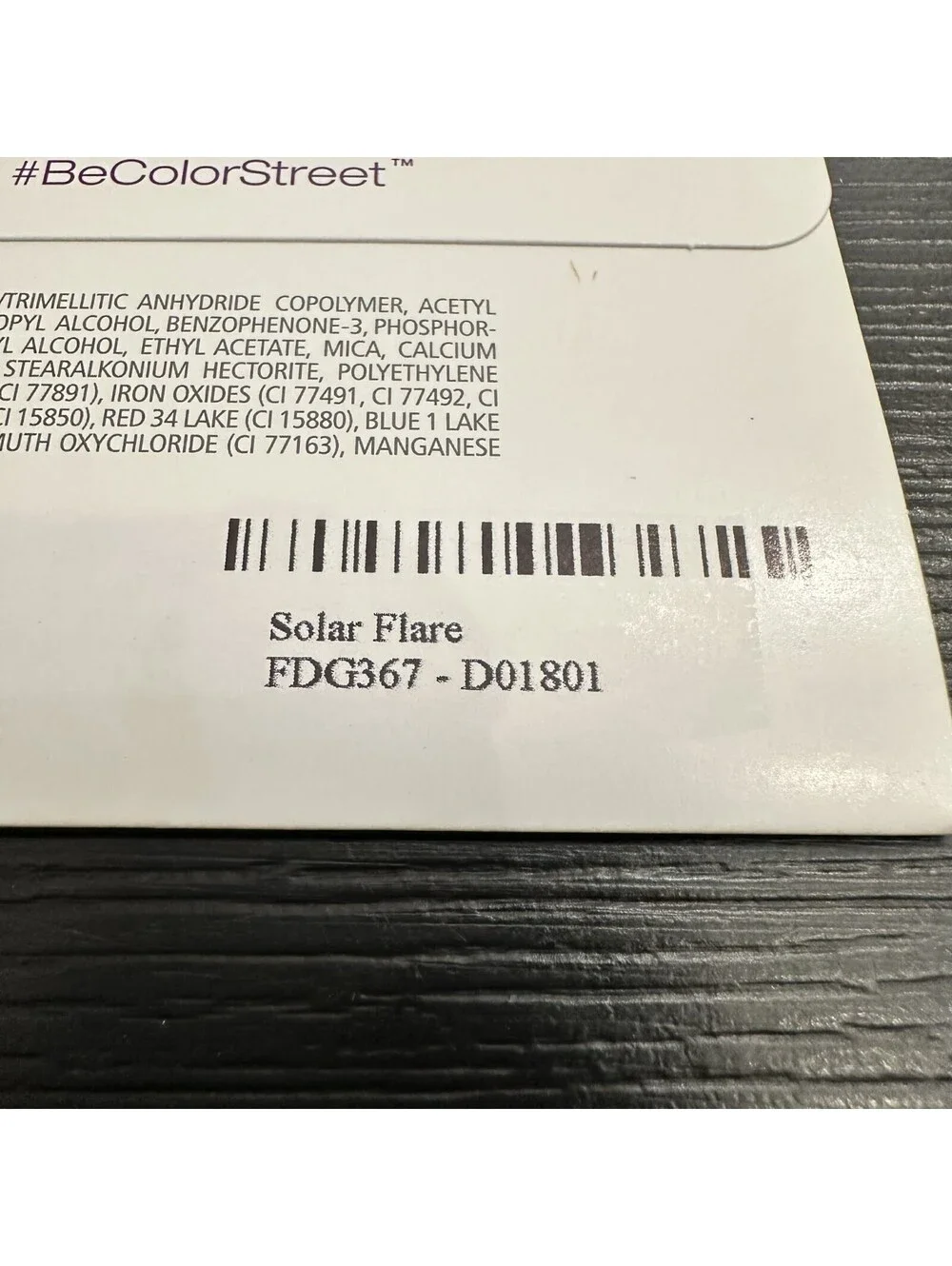 Color Street Solar Flare Nail Polish Strips 16 Count 100% Real Nail Polish, New